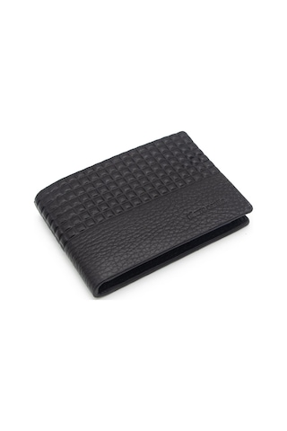 Pierre Cardin Siyah Unisex Deri Kartlık 07568 Siyah
