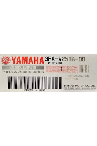 Yamaha Ys125 Arka Fren Balatası 3Fa-W253A-00