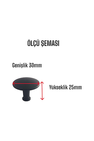 8 Adet Düz Düğme Siyah Kulp Mobilya Çekmece Dolap Kapak Kulbu Metal Kulp Aksesuarları Vidalı