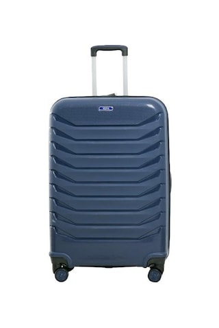 Yefa Pp Polipropilen Kırılmaz Orta Boy Valiz Lacivert