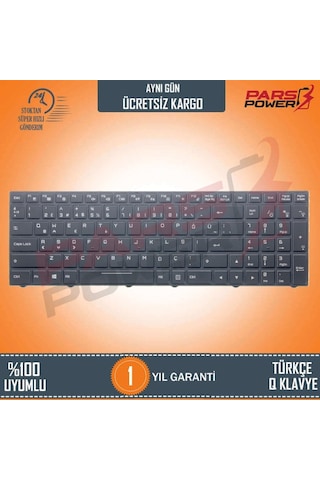 Monster Uyumlu Abra A5 V12.1 Klavye Işıklı (Siyah Tr) Ver.1 - Rgb Aydınlatma