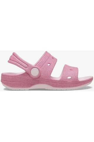 Crocs Classic Glitter Çocuk Pembe Sandalet