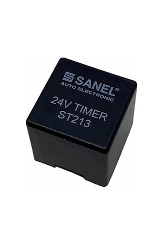 Sanel 24V Zaman Rölesi 3 Uçlu 2 Sn. Süre Otokar N11.409