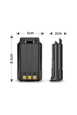 Baofeng Uv-5r Ve F8 Plus Type-c Batarya 2800 Mah