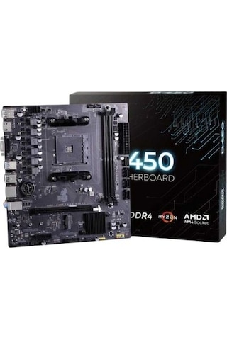 Dragos B450m Dragmode Ddr4 3200mhz Usb 3.0 M2 Hdmı Vga Ses Ethernet Am4 Amd Anakart