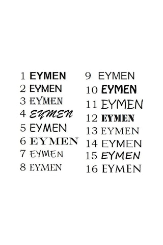 Araba Arkası Isim Arka Cam Sticker Yapıştırma