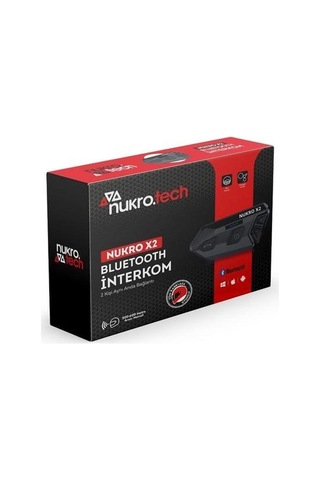 Nukrotech Nukro X2 Bluetooth İnterkom Seti