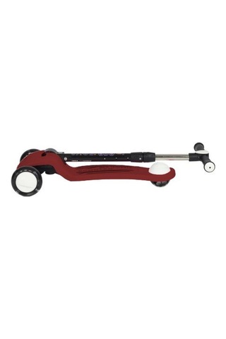 3+ Yaş Pro Scooter Bordo Işıklı 50 Kg Taşıma Kapasiteli Bordo