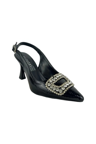Matzeliger Mzg1160 Siyah Kadın Kalem Topuklu Stiletto