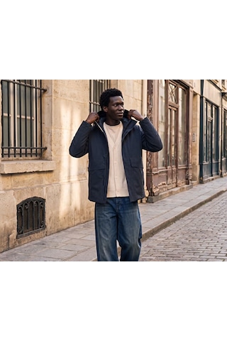 Jack Jones Jprblamoon Jacket Aw26 Erkek Outdoor Montu 12301654-dark-navy Lacivert