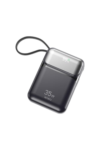 Wiwu Wi-p052 Galaxy Serisi Type-c Lightning Çıkışlı Taşınabilir Powerbank Pd 35w 10000mah Siyah