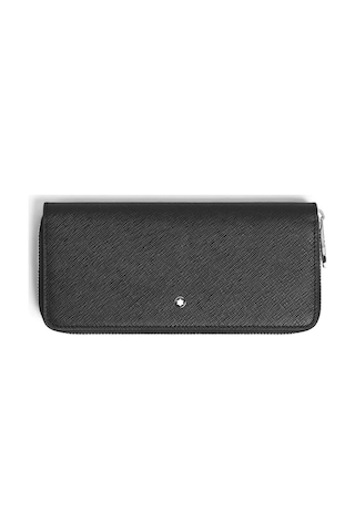 Montblanc Sartorial Deri 8 Bölmeli Cüzdan 222949 Siyah