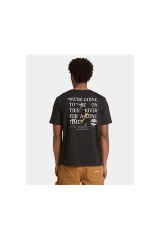 Timberland Slogan Tee Tb0a5m840011-15438 Siyah