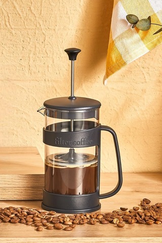 French Press - Dayanıklı Malzeme Filtre Kahve Ve Bitki Çayı Demliği 400 Ml Çok Renkli
