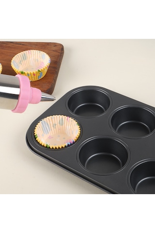 Guardini Muffin Kalıbı 6'lı Renkli
