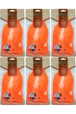 Derma Naturel Banyo Eldiveni Renkli Ms-05 6 Lı Set