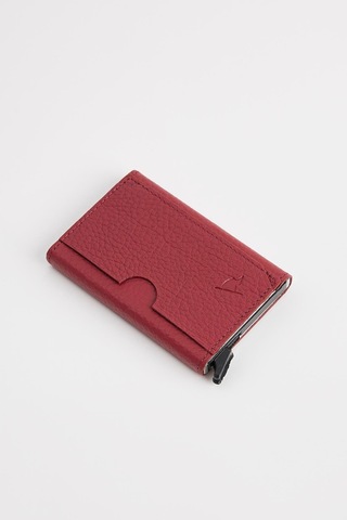 Tudors Hakiki Deri Erkek Bordo Cüzdan-32591 Bordo
