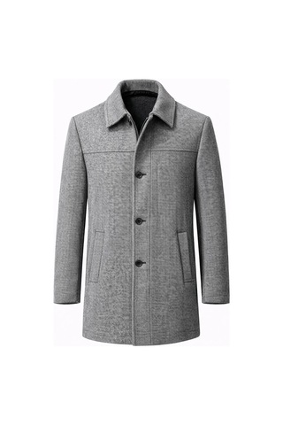Classics Men Claassics Men Erkek Regular Fit Kaşe Kaban Ceket - 7531 Gri