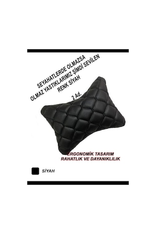 Fiat Egea Oto Koltuk Boyun Yastığı Siyah