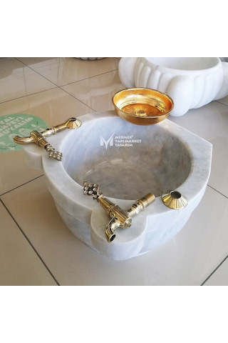 Mermer Kurna Konsept Set