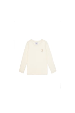 U.s. Polo Assn. Kız Çocuk Tişört Basic 50317923-vr256 İnci