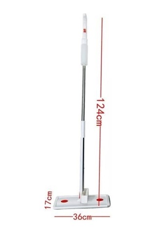 Buffer Spreyli Ve Sıkmalı Mop 2in1 Temizlik Seti -m11 Beyaz