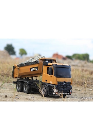 HUINA 1/14 Yüksek Kalite RC Model Damperli Kamyon