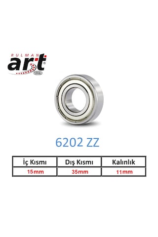 Art 6202 Zz Rulman 15x35x11