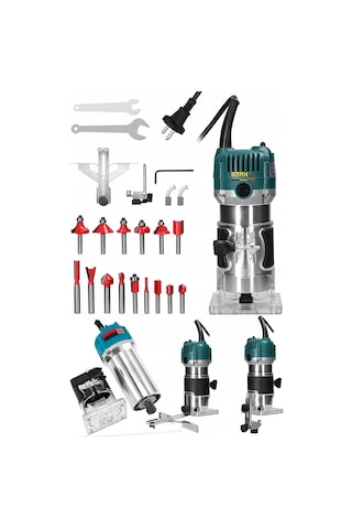 Staxx S35MFS 3500 W 6 MM Mini Freze Formika Traşlama Makinesi + 12 Uç