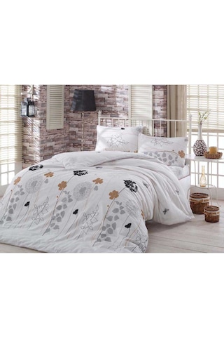 Eponj Home Kolay Ütülenir Nevresim Takımı Tek Kişilik Atlantis Beyaz