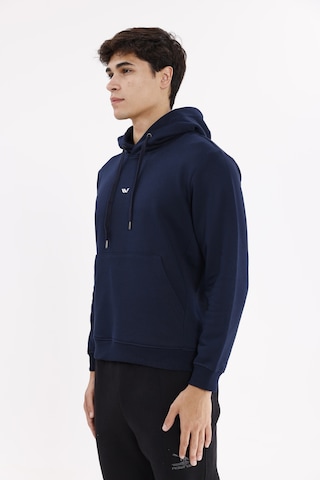 Rowinger Kanguru Cepli Ayarlanabilir Kapüşonlu Sweatshirt Navyblue