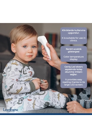 Loobex Led Temassız Ateş Ölçer Termometre