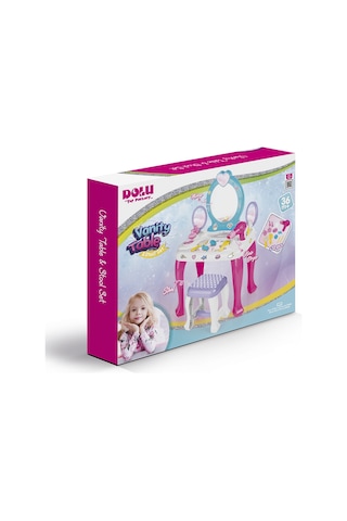 Unicorn Makyaj Masası ve Tabure Seti - 2568