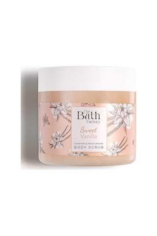 The Bath Factory Vanilya Aromalı Nemlendirici Ve Arındırıcı Vücut Peeling 300 G