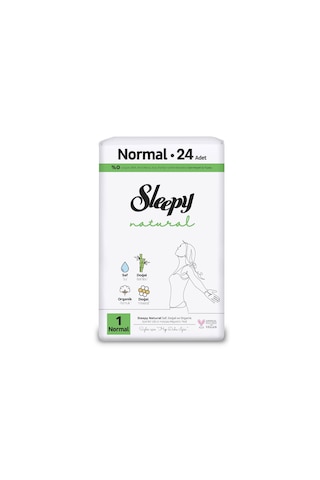 Sleepy Natural Ultra Hassas Hijyenik Ped Normal - 24 Adet Ped
