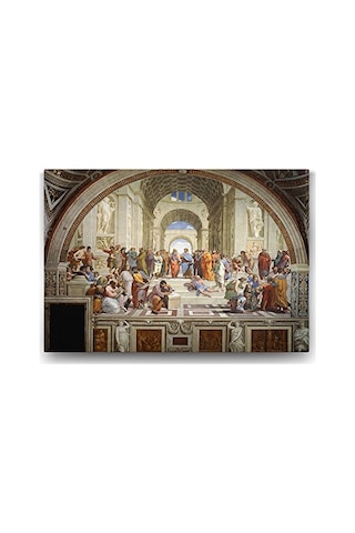 Raffaello Sanzio - Atina Okulu Tablosu - 75x50cm