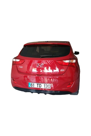 Hyundai İ30 (2011-2016) Arka Tampon Eki - Difüzör (Plastik)