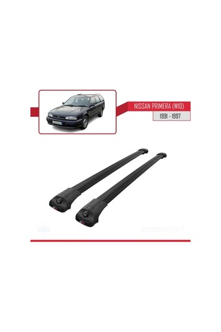 Nissan Primera W10 1991-1997 Arası İle Uyumlu Ace-1 Ara Atkı Tavan Barı Siyah