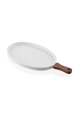 The Mia Woody Porselen Servis 40x20 Cm
