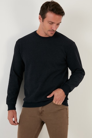 Buratti Slim Fit Bisiklet Yaka Pamuklu Erkek Kazak 456201 Lacivert