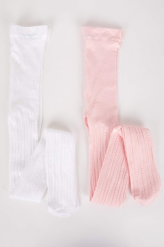 Defacto Kız Çocuk 2'li Külotlu Çorap Y5004A6NSKR1