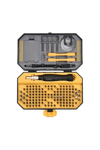 Geeksen 145 Parçalı Profesyonel Tornavida Uç Seti - Cr-v Çelik, Manyetik, Ev Ve Elektronik Onarım İçin Diğer