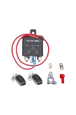 Symbee 12v 200a Kablosuz Akü Kesme Anahtarı, Araç Aküsü İzolatörü Ve Uzaktan Kumandalı Güç Kesme Sistemi