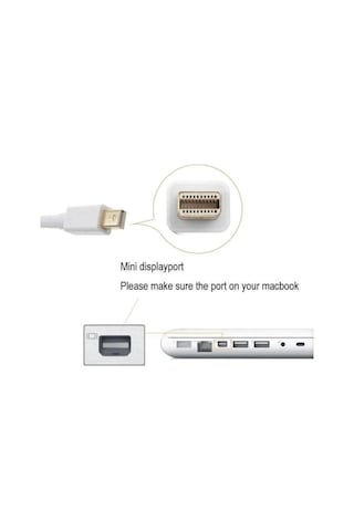 Apple Uyumlu MacBook Mini Displayport Hdmı Çıkışlı Dönüştürücü 1080p