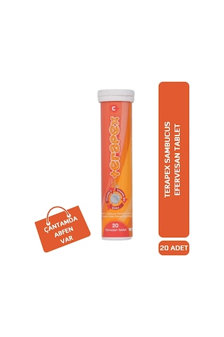 Terapex Sambucus 20 Efervesan Tablet