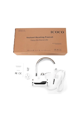 Anında Tankless Elektrikli Sıcak Su Isıtıcı Mutfak Hızlı Isıtma Musluk Musluğu