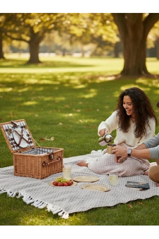 Beylini Çok Amaçlı Örtü Koltuk Çekyat Kilim Yatak Piknik Örtüsü Zemin Kaplama Yıkanabilir Saçaklı 170x200 Cm Gri