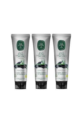 Eyüp Sabri Tuncer Doğal Bambu Aktif Karbonlu Diş Macunu 3 x 90 ML