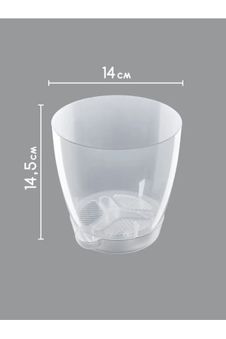 Al'ternativa Orkide Saksısı 1,5 L 3 Adet 165878344