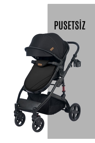 Truva Travel Sistem Bebek Arabası Pusetsiz Siyah